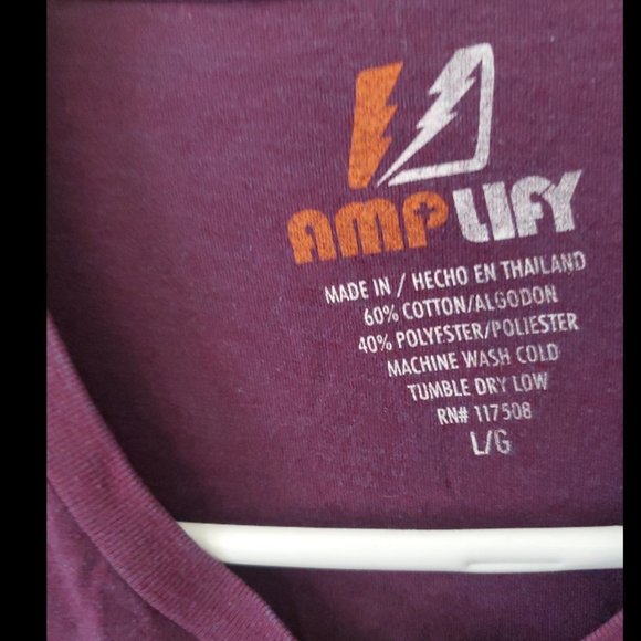 Amplify Mens Shirt LARGE - Picture 2 of 3